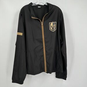 Vegas Golden Knights Station Casinos Windbreaker Men Size XL NHL Hockey Fan Gear
